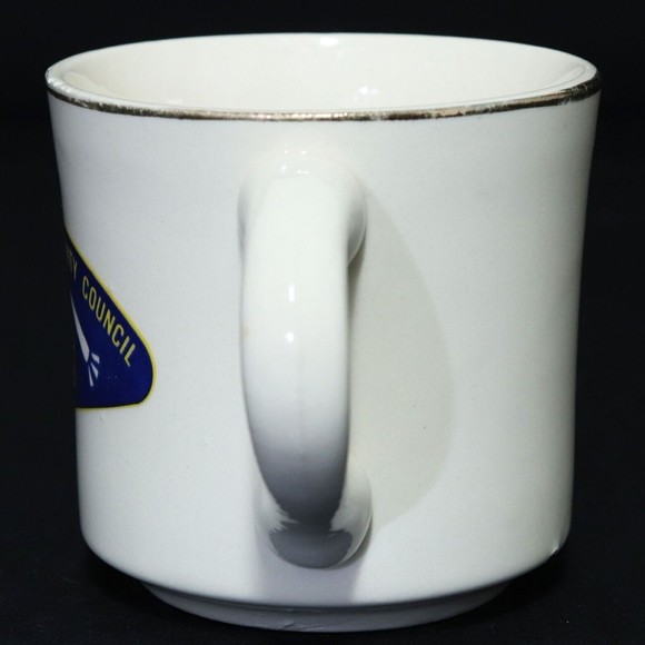 Boy Scouts VTG BSA Ceramic Mug San Diego County Council California Bear Ship Cup - Picture 4 of 6